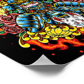 炎々たる芸者サムライ ポスター (角)