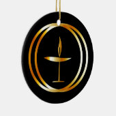 炎あふれるアリス セラミックオーナメント (右)