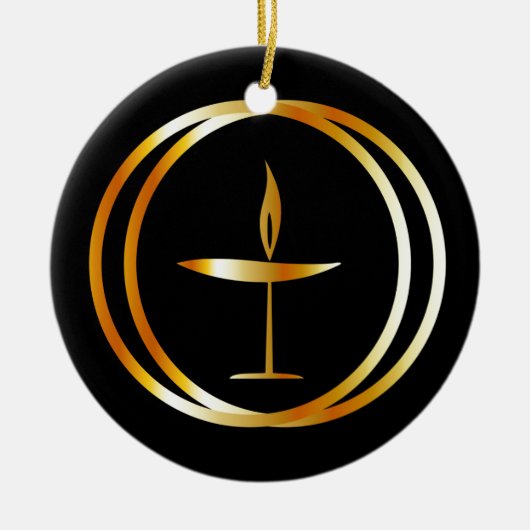 炎あふれるアリス セラミックオーナメント (正面)