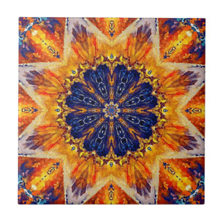 炎および海軍装飾的なタイル タイル