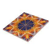 炎および海軍装飾的なタイル タイル (側面)