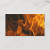 炎および火 名刺 (裏面)