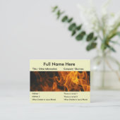 炎および火 名刺 (スタンド正面)