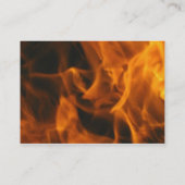 炎および火 名刺 (裏面)