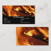 炎および火 名刺 (正面/裏面)