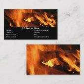 炎および火 名刺 (正面/裏面)