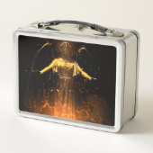 炎から立ち上がる メタルランチボックス (裏面)