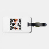 炎が止まらないロックンロール - 火事の場合 ラゲッジタグ (裏面横)