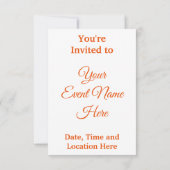 炎つつじ花 招待状 (裏面)