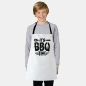 炎で焼いた喜び エプロン (着用した状態)