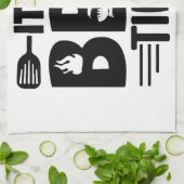 炎で焼いた喜び キッチンタオル (折り畳み)