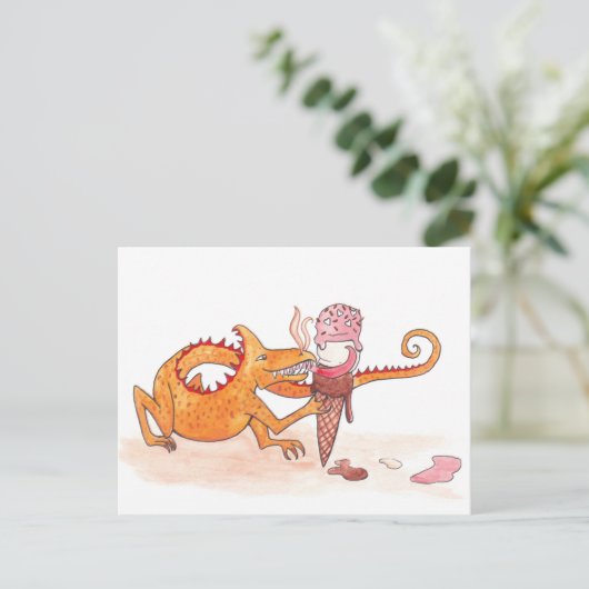 炎とアイスクリーム ポストカード (スタンド正面)