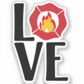 炎とマルチーズの十字架[FL11] シール (正面)