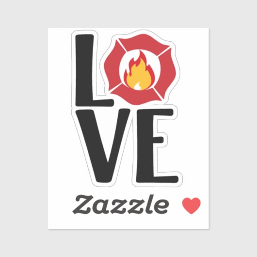 炎とマルチーズの十字架[FL11] シール (シート)