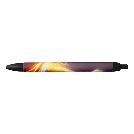 炎と水と宇宙 黒ボールペン (正面)