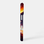 炎と水と宇宙 iPhone 16ケース (右側面)