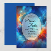 炎と氷のスターライト・フュージョン ホームディナー 招待状 (正面/裏面)