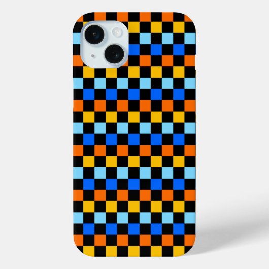 炎と氷の市松模様 Case-Mate iPhoneケース (裏面)