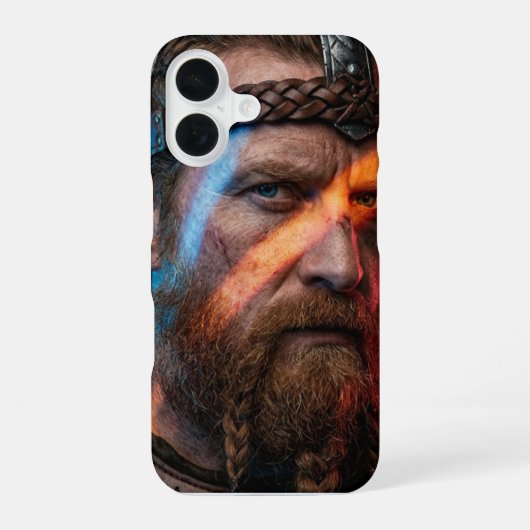 炎と氷の戦士 - iPhone 16 保護ケース 16ケース (裏面)