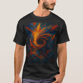 炎と沈黙の渦 Tシャツ