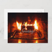 炎と炉端 シーズンポストカード (正面/裏面)