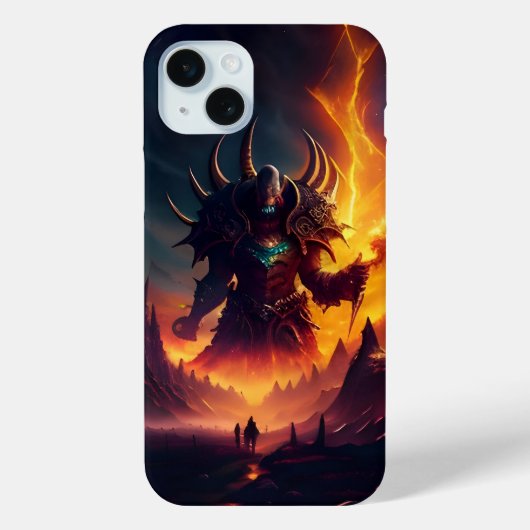 炎と硫黄の風景 2 Case-Mate iPhoneケース (裏面)