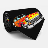 炎にあてられた1956タイ ネクタイ (ロール)