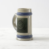 「炎に包まれた静寂：魅惑的な融合 ビールジョッキ (正面左)