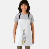 炎に包まれた馬 エプロン (インサイチュ)