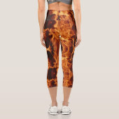 炎に包まれて カプリレギンス (裏面)