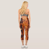 炎に包まれて カプリレギンス (裏面)