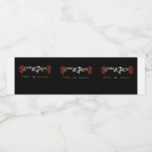 炎に包まれる ペットボトルラベル (シングルラベル)