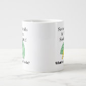 炎に多くのトロール – snarky dragon ジャンボコーヒーマグカップ (正面)