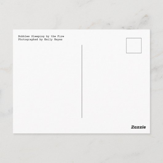 炎に眠る泡 ポストカード (裏面)