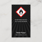 炎に破烈させて下さい(可燃性) 名刺 (正面)