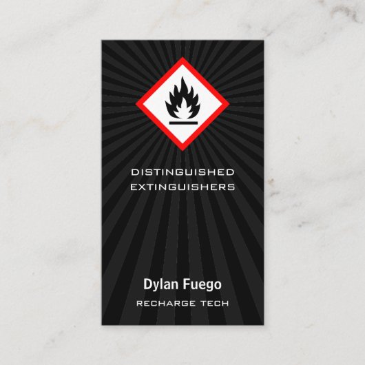 炎に破烈させて下さい(可燃性) 名刺 (正面)
