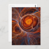 炎のような目 ポストカード (正面/裏面)