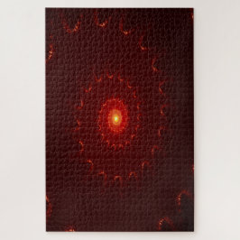 炎のような赤い輝きの渦巻きグラデーション ジグソーパズル