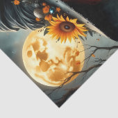炎のような赤毛のヒマワリ収穫の魔女 薄葉紙 (詳細)