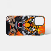 炎のアニメトラ iPhoneケース (裏面横)