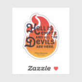 炎のウィリアム・シェイクスピア地獄は空 シール (シート)