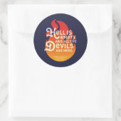 炎のウィリアム・シェイクスピア地獄は空 ラウンドシール (バッグ)