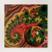 炎のエレガンス – 複雑さの勉強 ジグソーパズル (横)