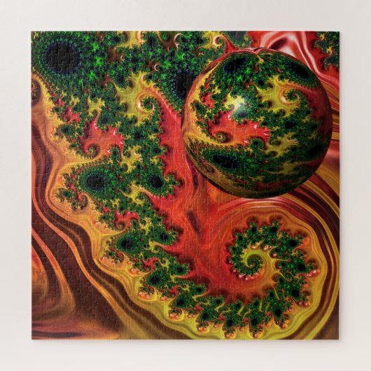 炎のエレガンス – 複雑さの勉強 ジグソーパズル (縦)