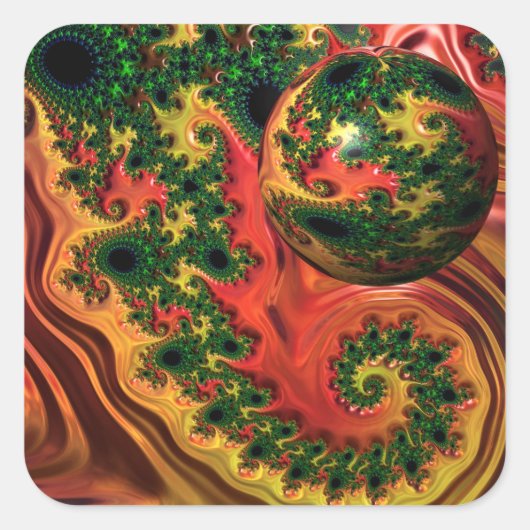 炎のエレガンス – 複雑さの勉強 スクエアシール (正面)