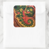 炎のエレガンス – 複雑さの勉強 スクエアシール (バッグ)