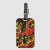 炎のエレガンス – 複雑さの勉強 ラゲッジタグ (正面縦)