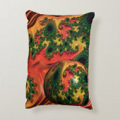 炎のエレガンス – 複雑な枕の勉強 アクセントクッション (裏面(縦))