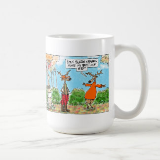 炎のオレンジは私のお尻の一見を大きくさせますか。 コーヒーマグカップ