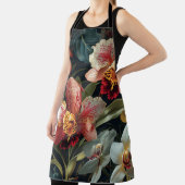 炎のオーキッドスペクトラムウォーター色 エプロン (インサイチュ)